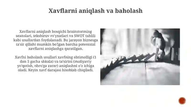 Biznesrisklarini tahlil qilish 3