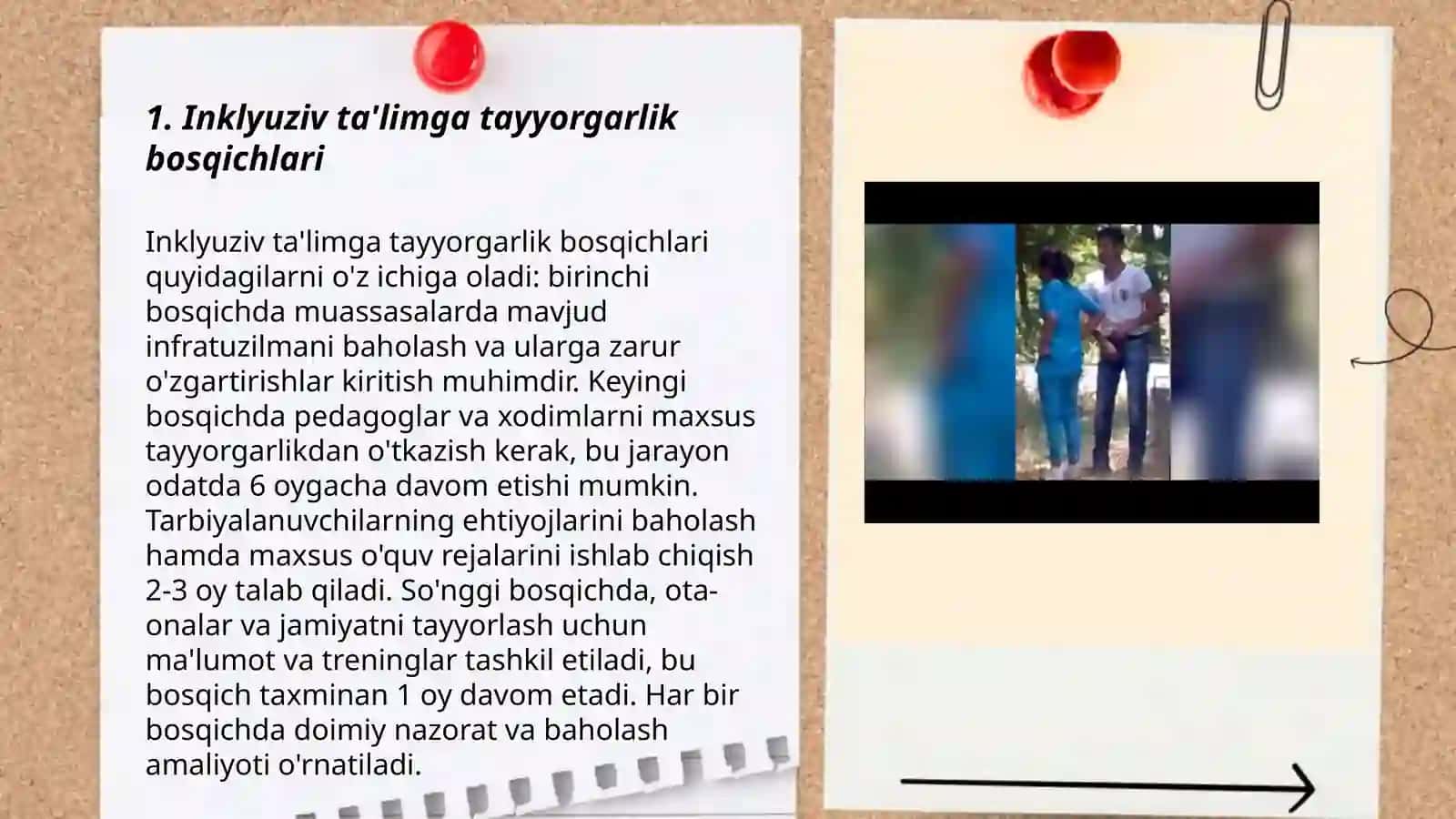Inklyuziv ta'limga jalb qilish bosqichlari 3