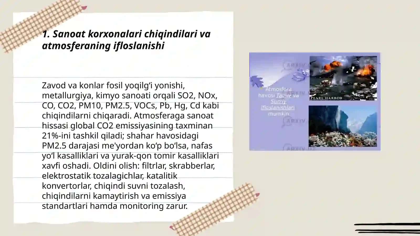 ATMOSFERA HAVOSINING IFLOSLANISHI 3