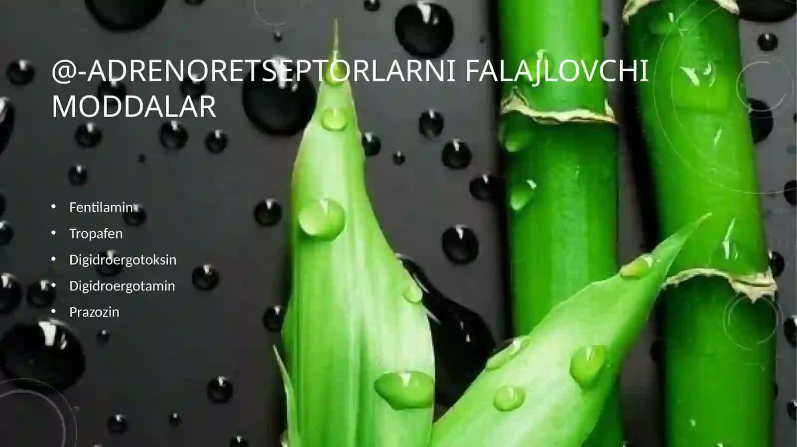 Adrenoblakatorlar va simpatolitiklar 3