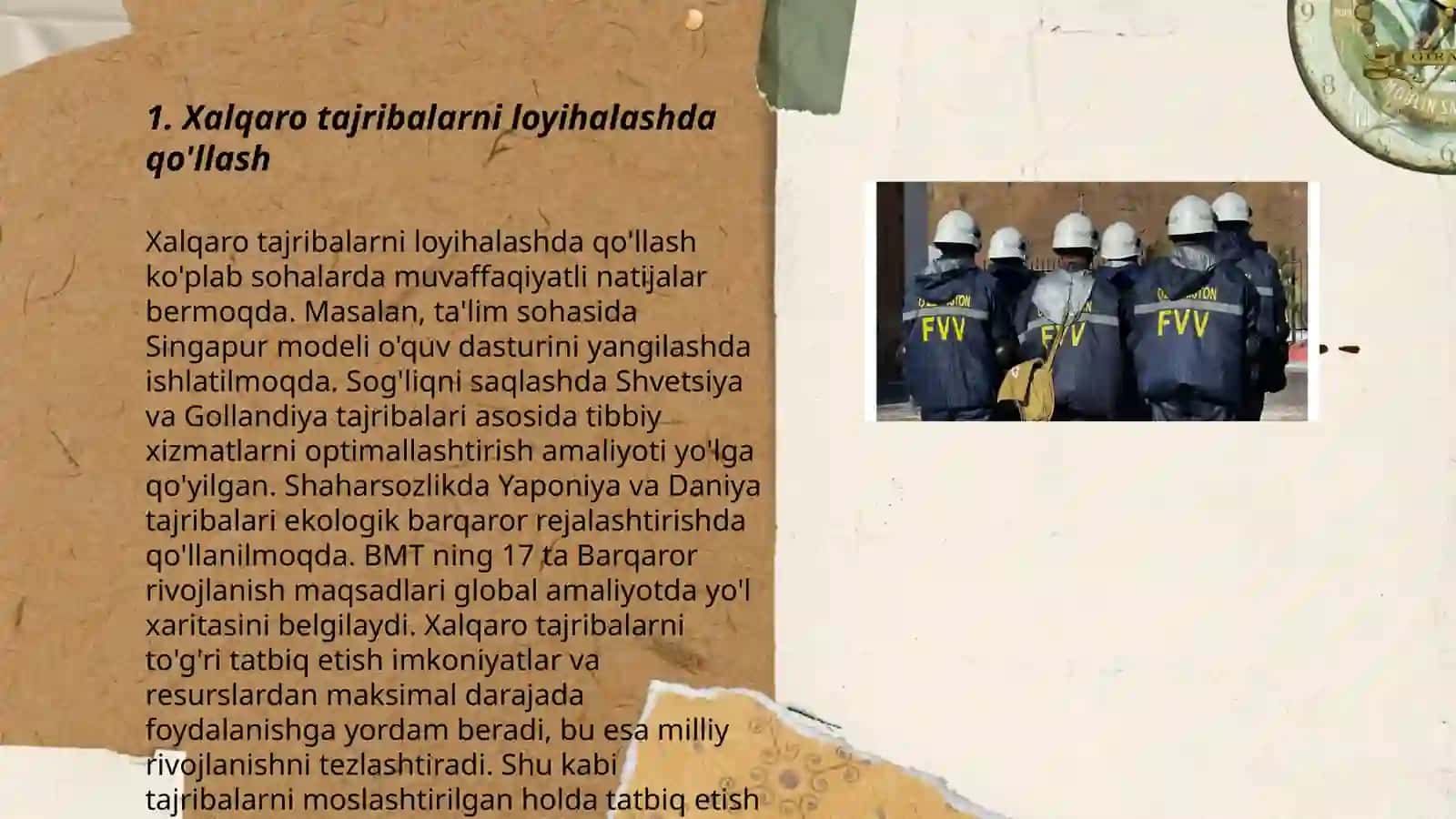 Xalqaro tajribalarni loyihalashda qo'llash 3