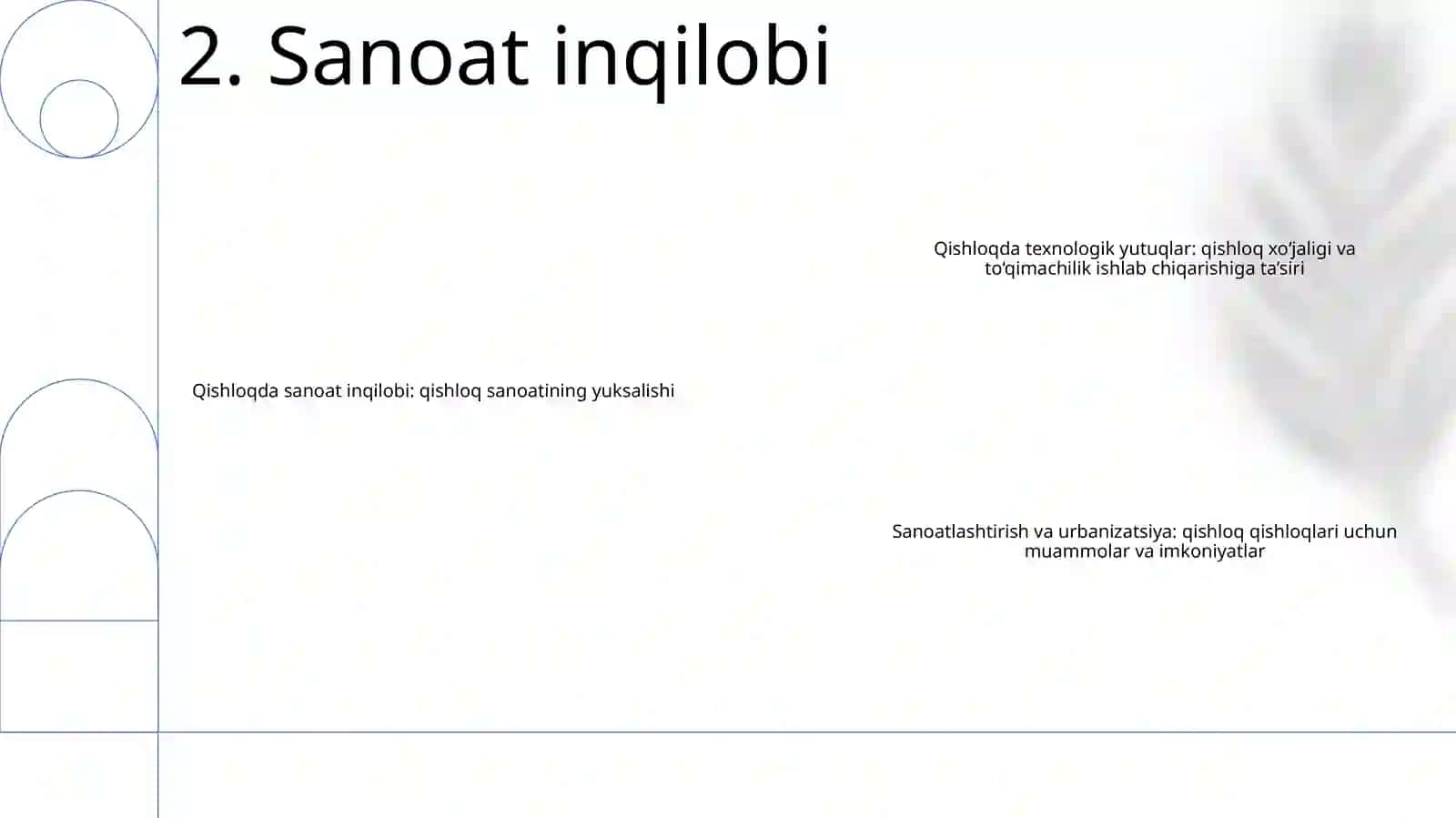 Qishloq Xujalik Va Sanoat Sohasidagi Ózgarishlar 3