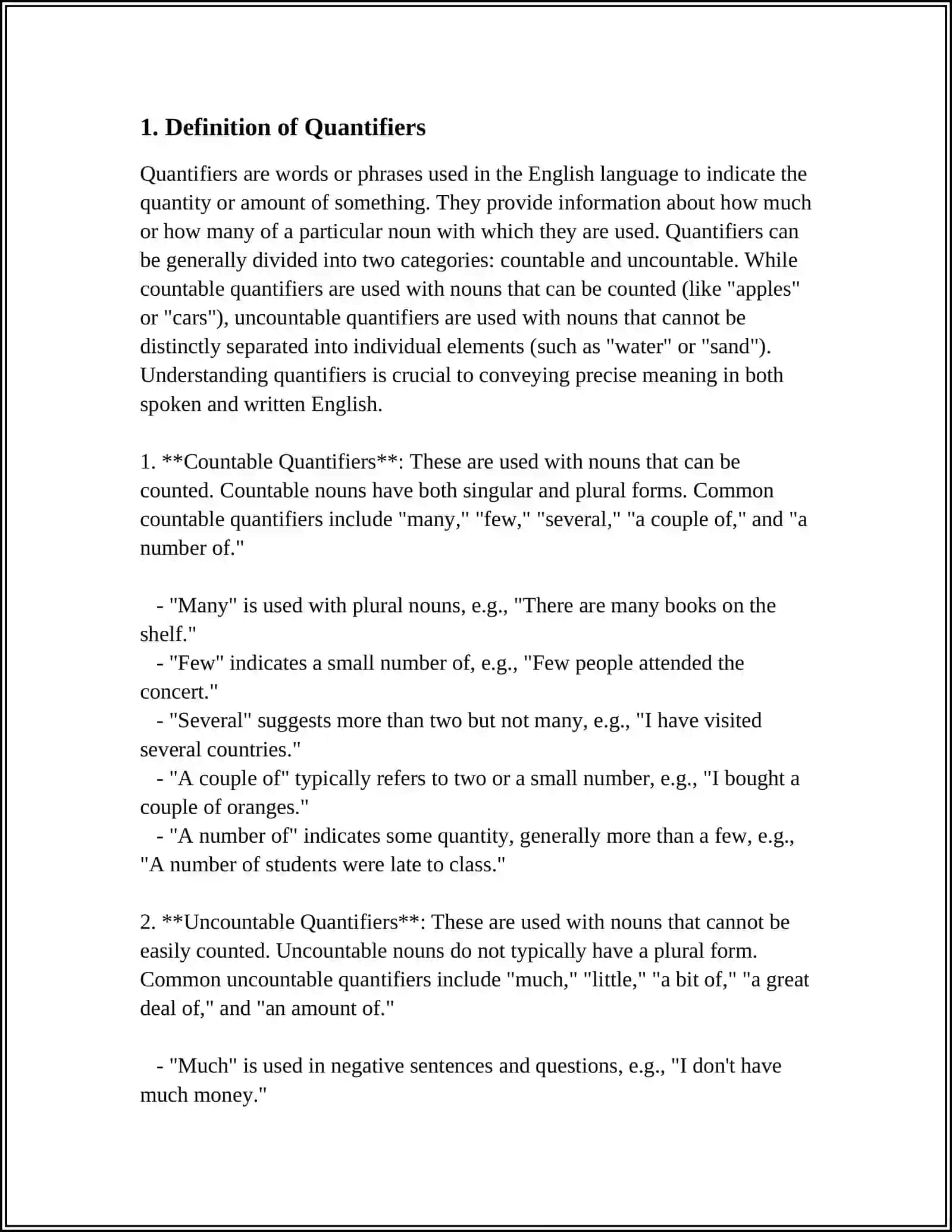 QUANTIFIERS 3