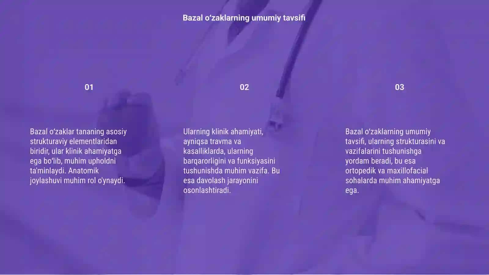 Bazal oʻzaklarning klinik - anatomik ahamiyati 3
