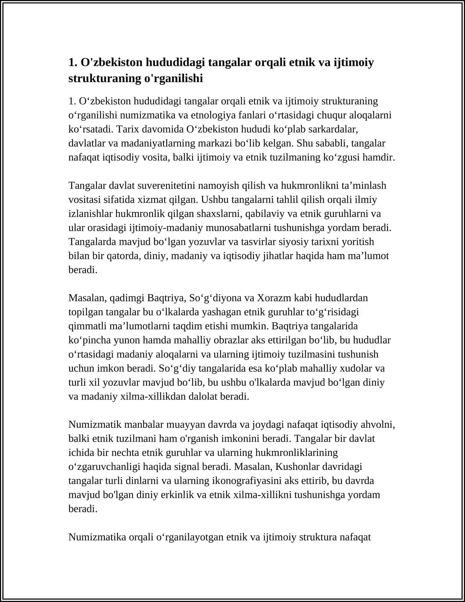 ETNOLOGIK VA NUMIZMATIK MANBALAR 3
