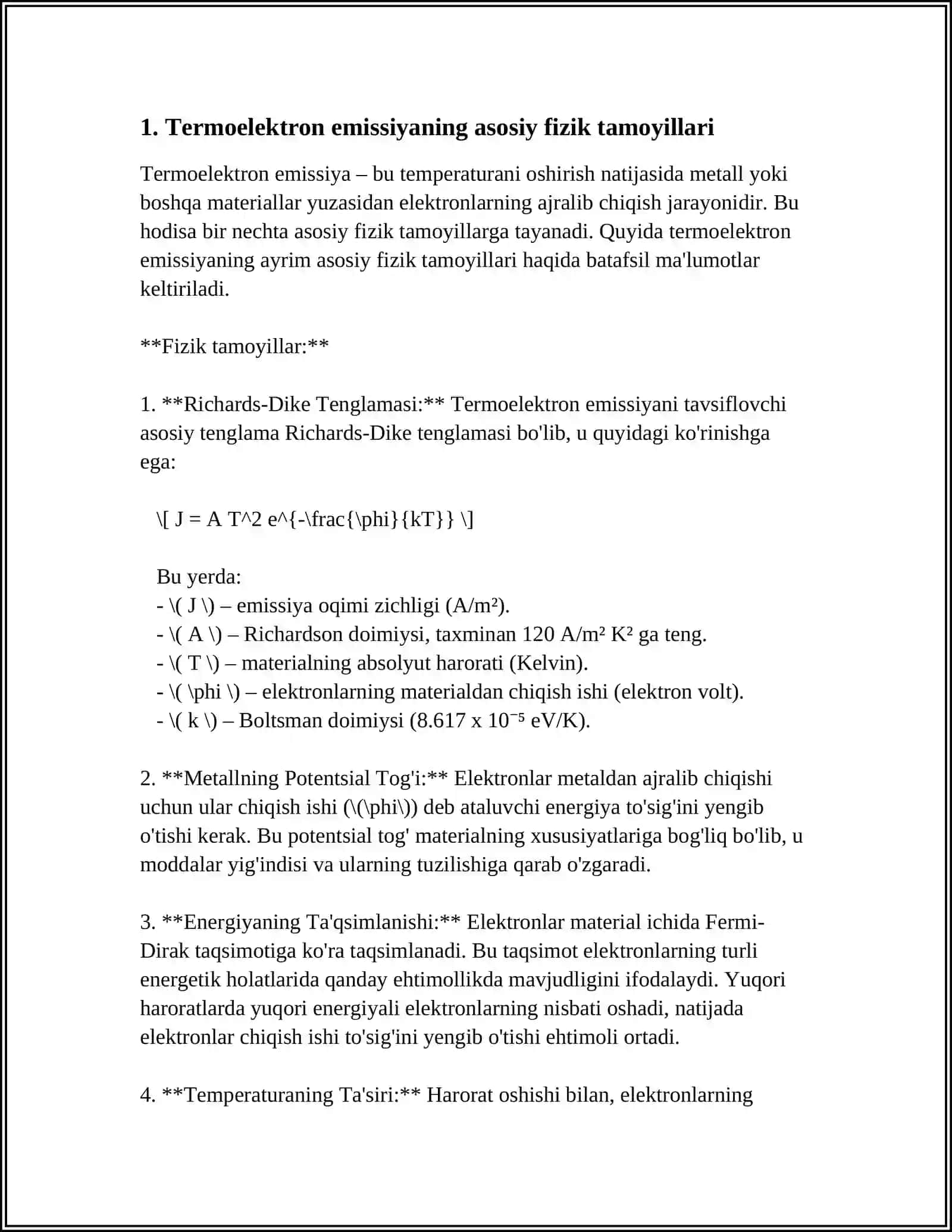 TERMOELEKTRON EMISSIYA 3