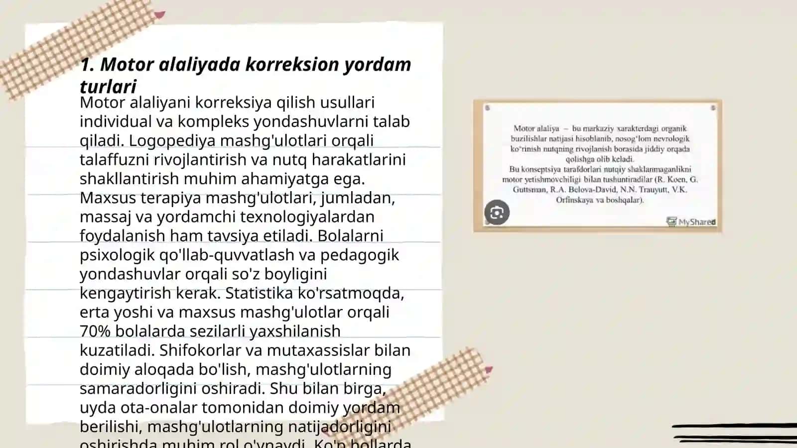 Motor alaliyada korreksion yordam mazmuni 3