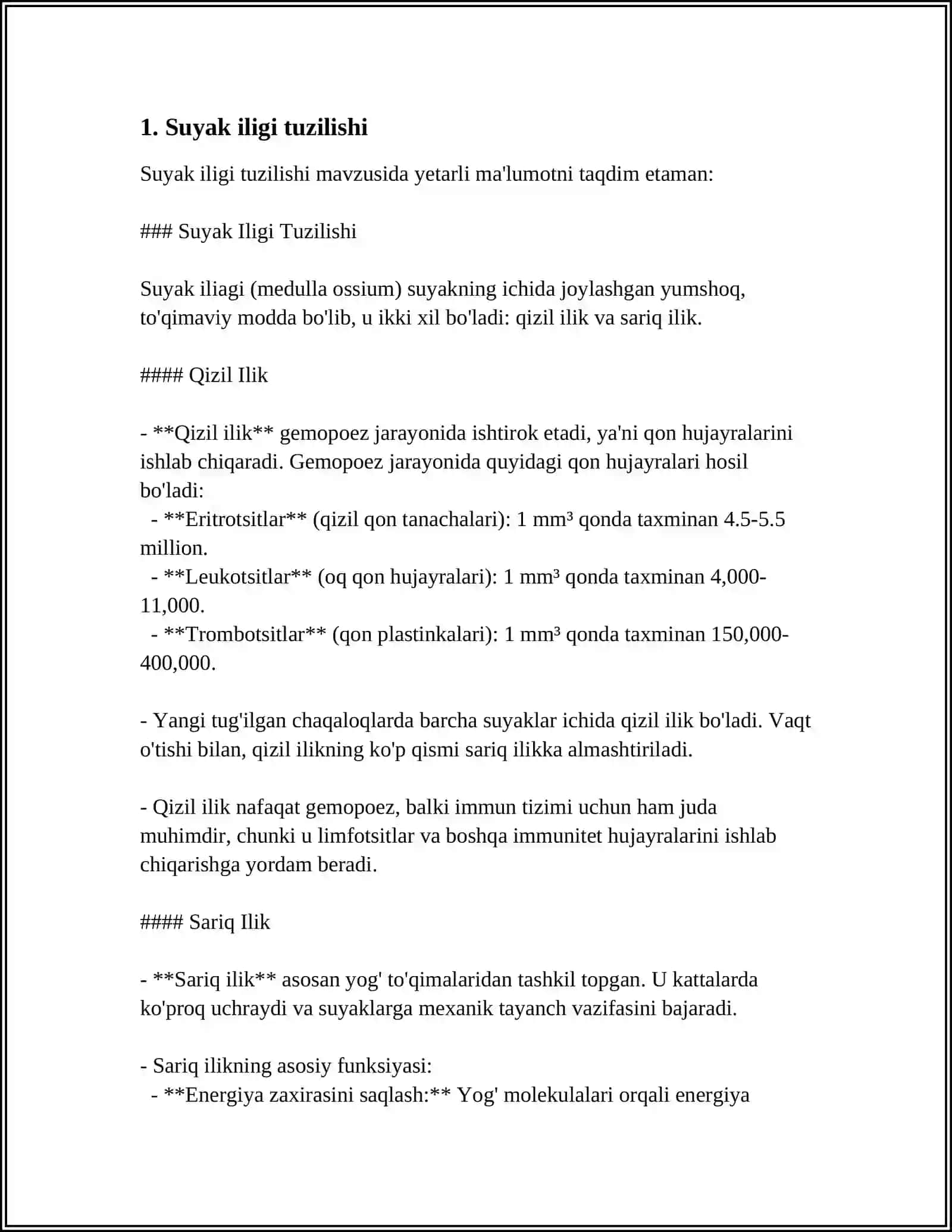 Suyak Iligi Tuzilishi 3