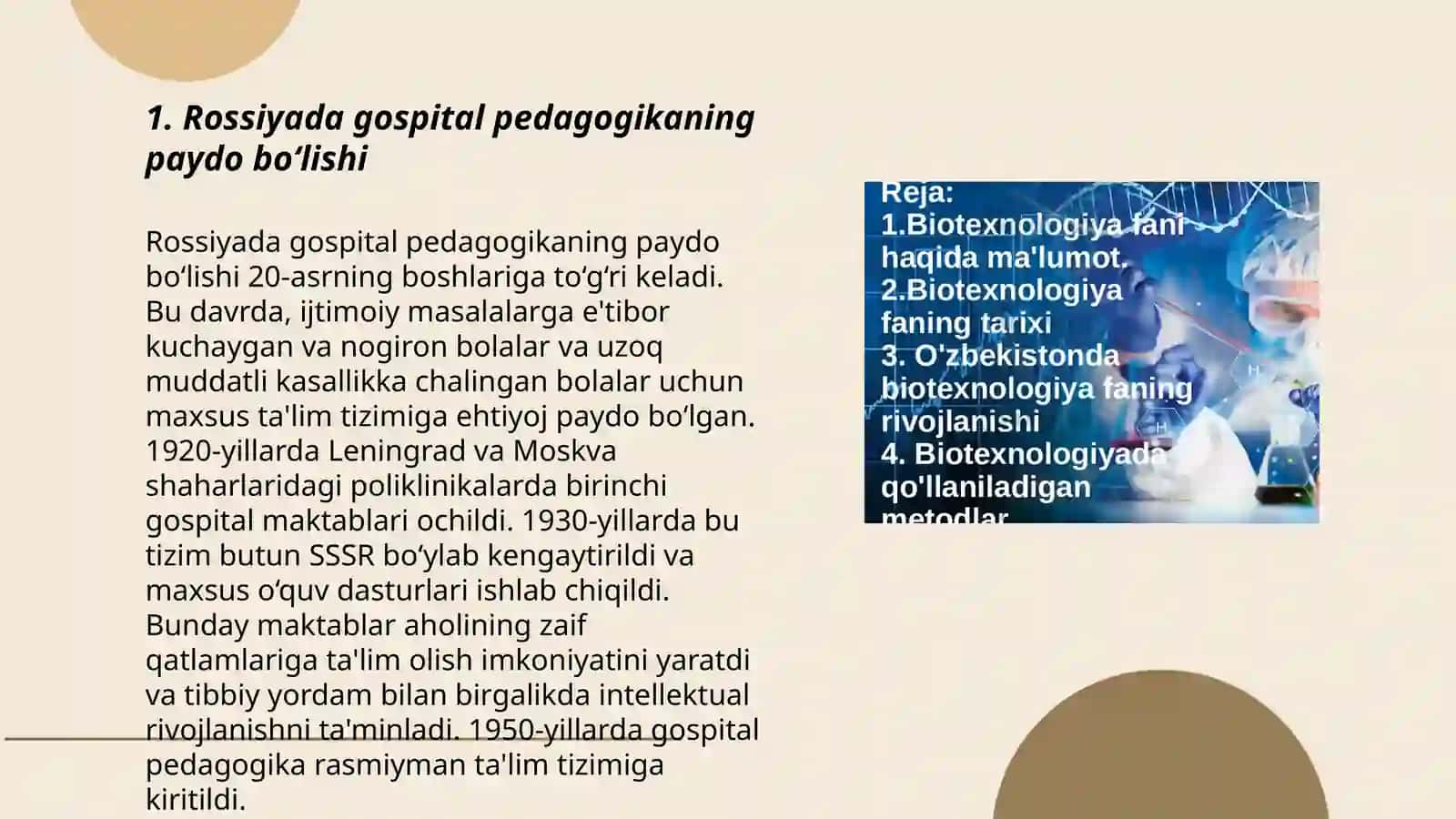 Rossiyada gospital pedagogika fanining rivojlanish tarixi 3