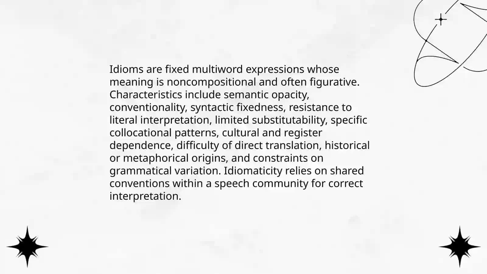 Idioms in language 3