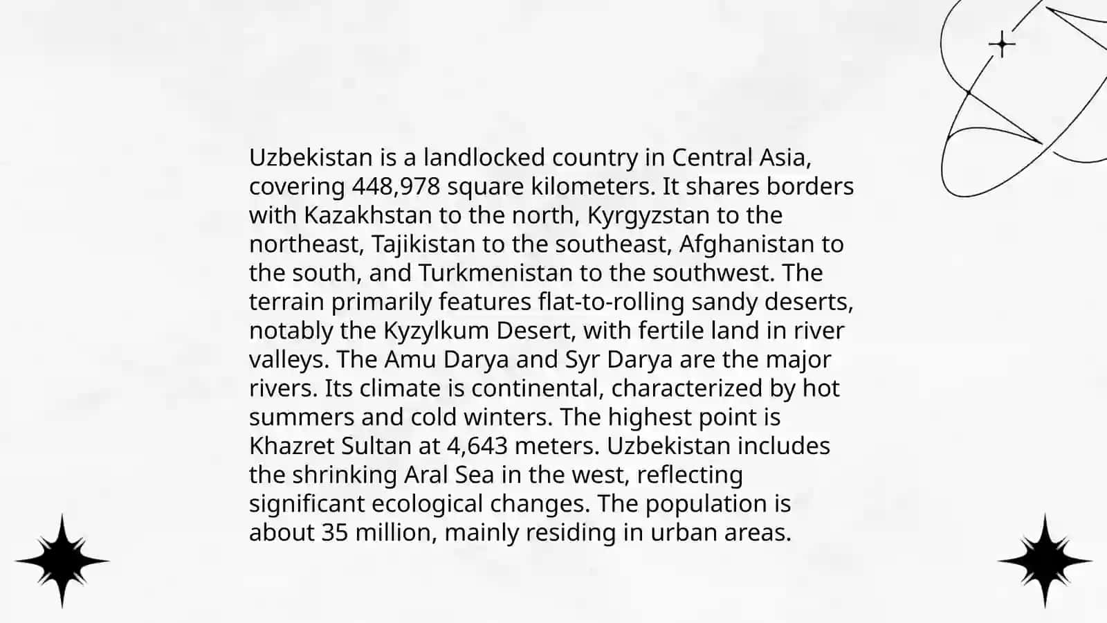 Geography of Uzbekistan 3