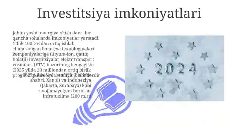 Investitsiya imkoniyatlari 3