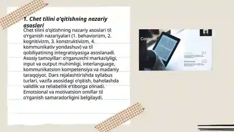 Chet tilini oʻqitishning mazmun mohiyati 3