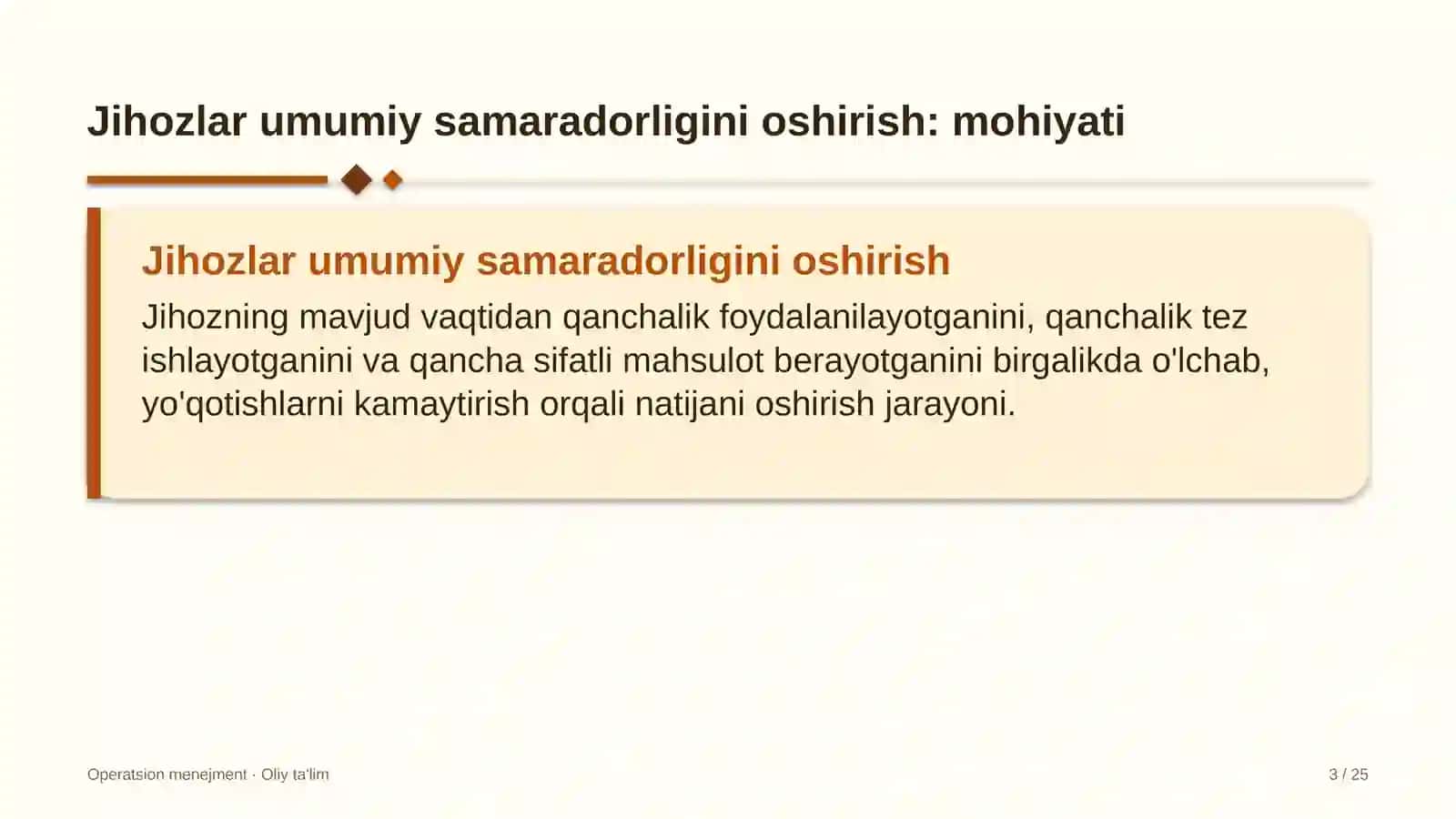 maktabgacha ta'lim tashkilotlarida jihozlarning umumiy samaradorligini oshirish 6963 3