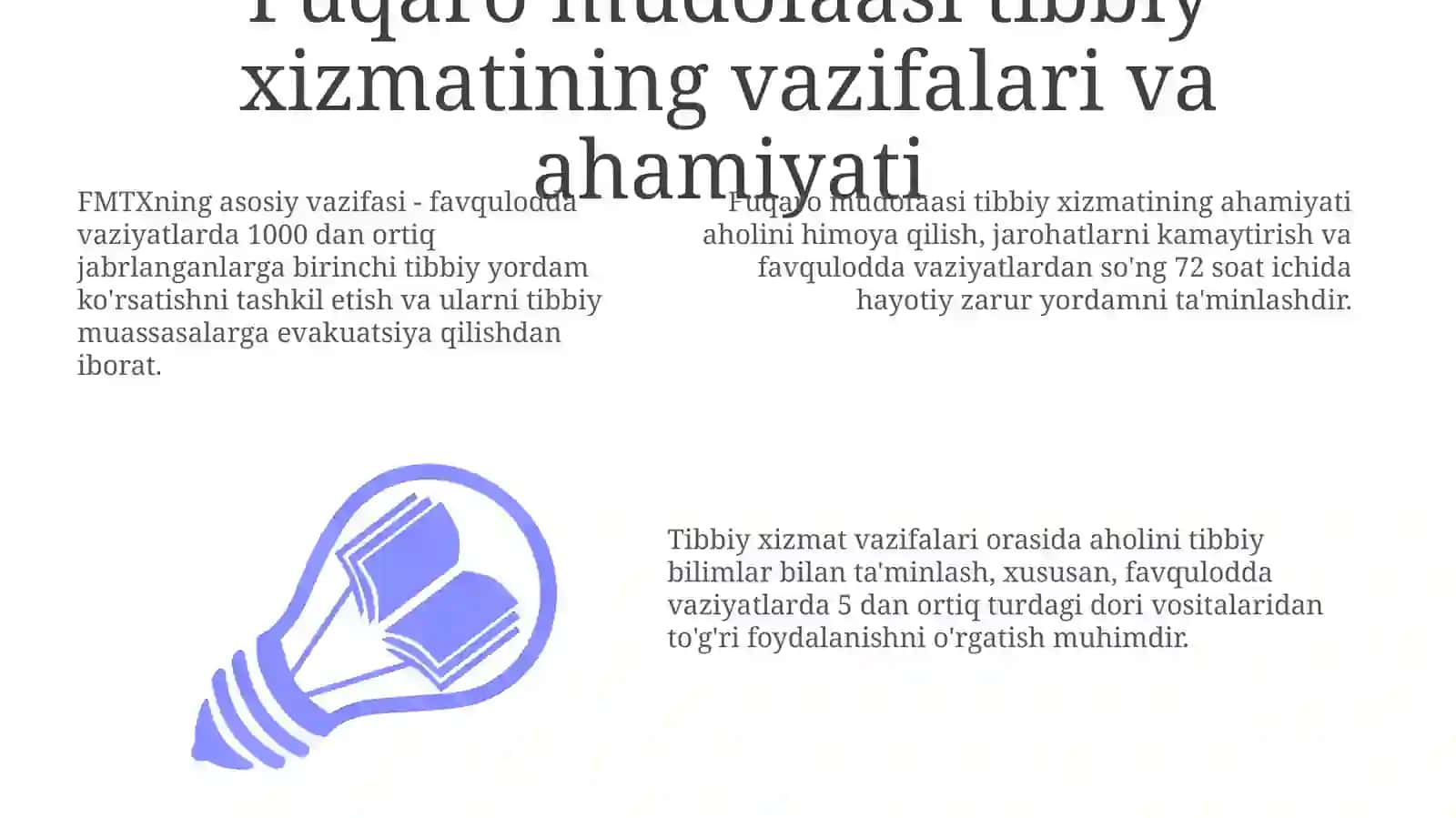 Fuqaromuhofazasitibbiyxizmati(FMTX)nitibbiymulklarbilanta’minlash 3