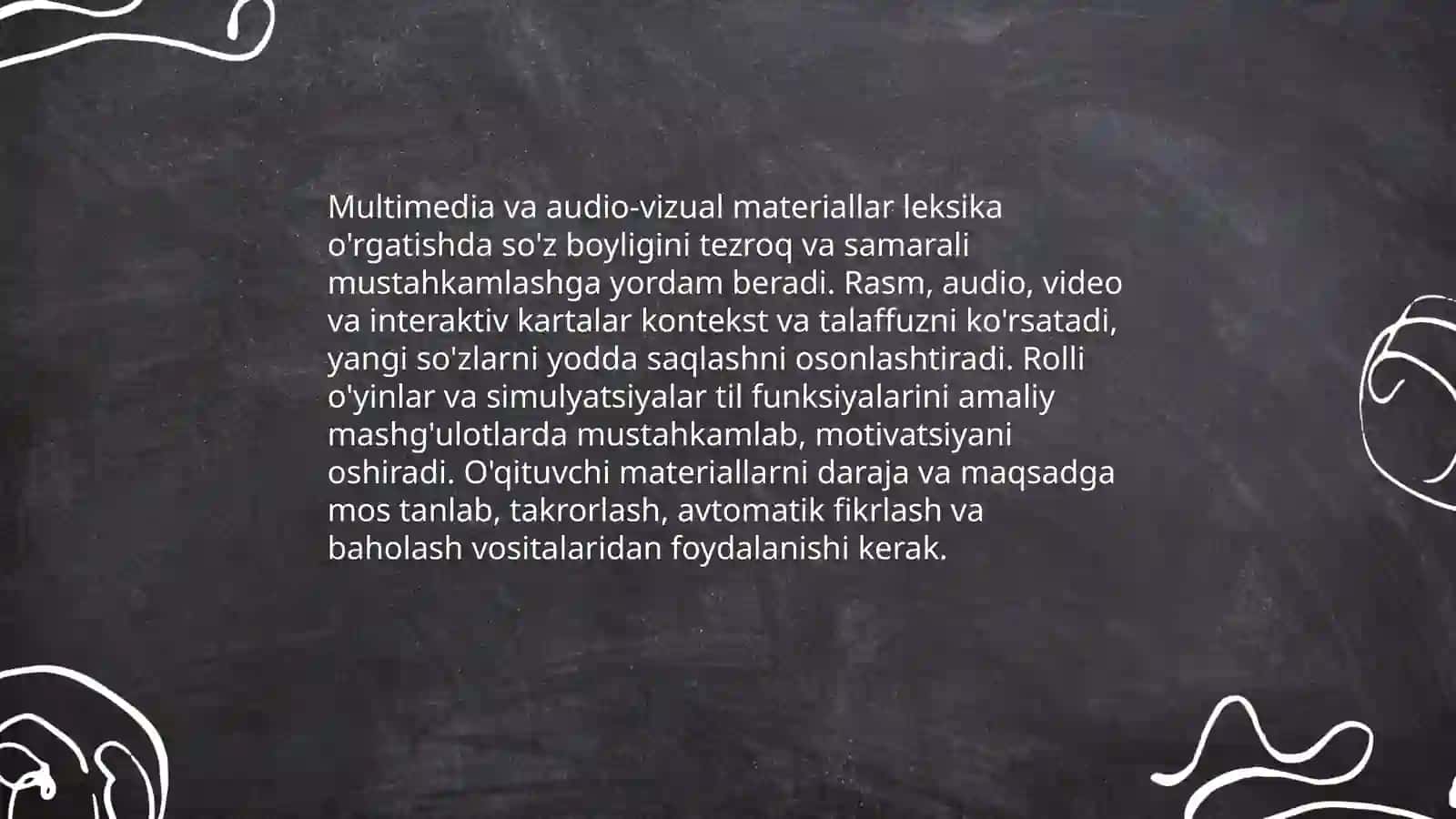 Leksikani o'rgatish 3