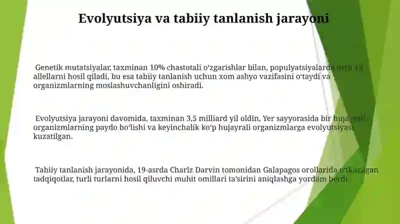 Yerning organik dunyosi tizimi 3