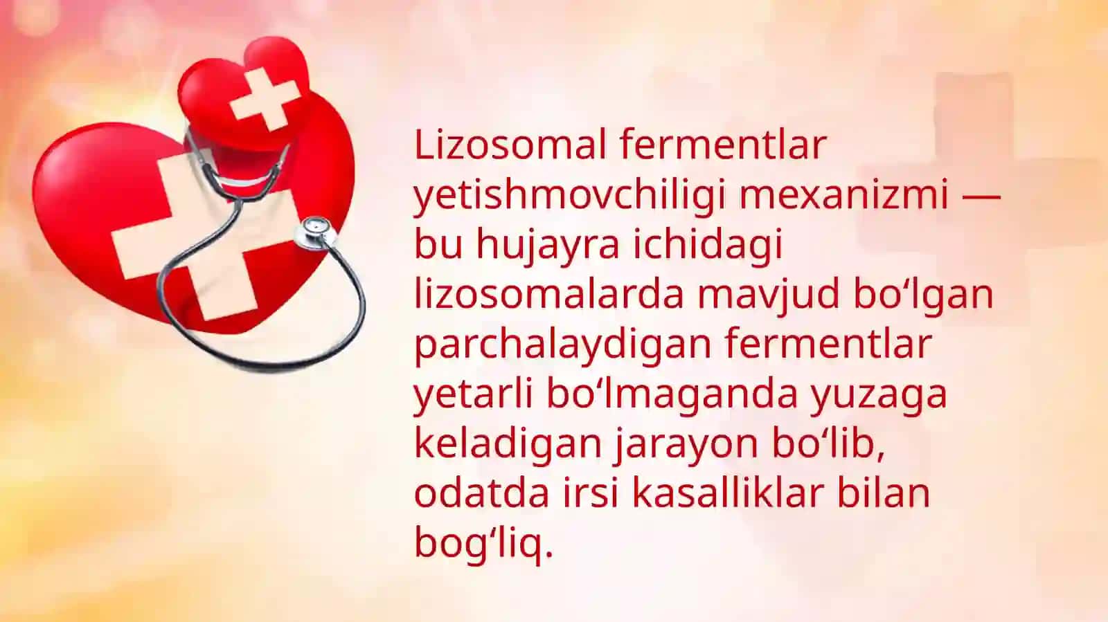 Lizasomal fermentyetish movchiligi mexanizmi 3