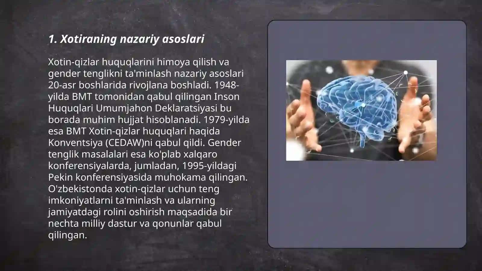 Psihalogiya fanidan Xotira mavzusi 3