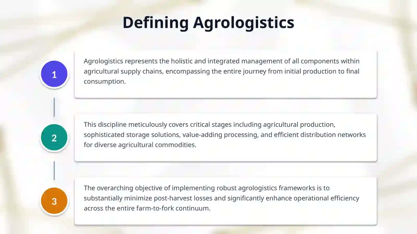 The introduction of Agrologistics in Uzbekistan 3