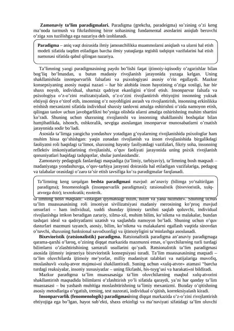 Didaktika – pedagogik ta’lim nazariyasi 3