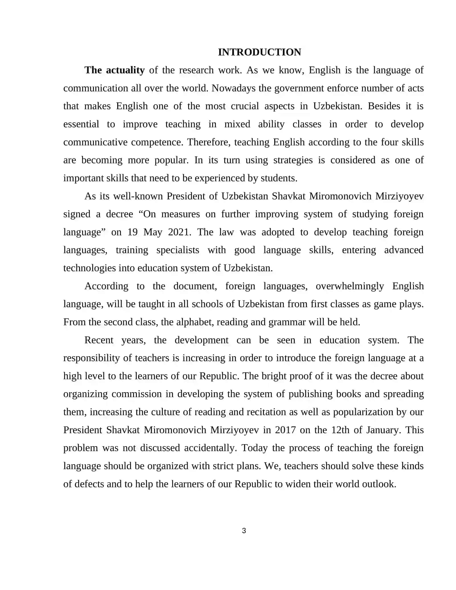 Strategies of teaching English in multi-level classes 3