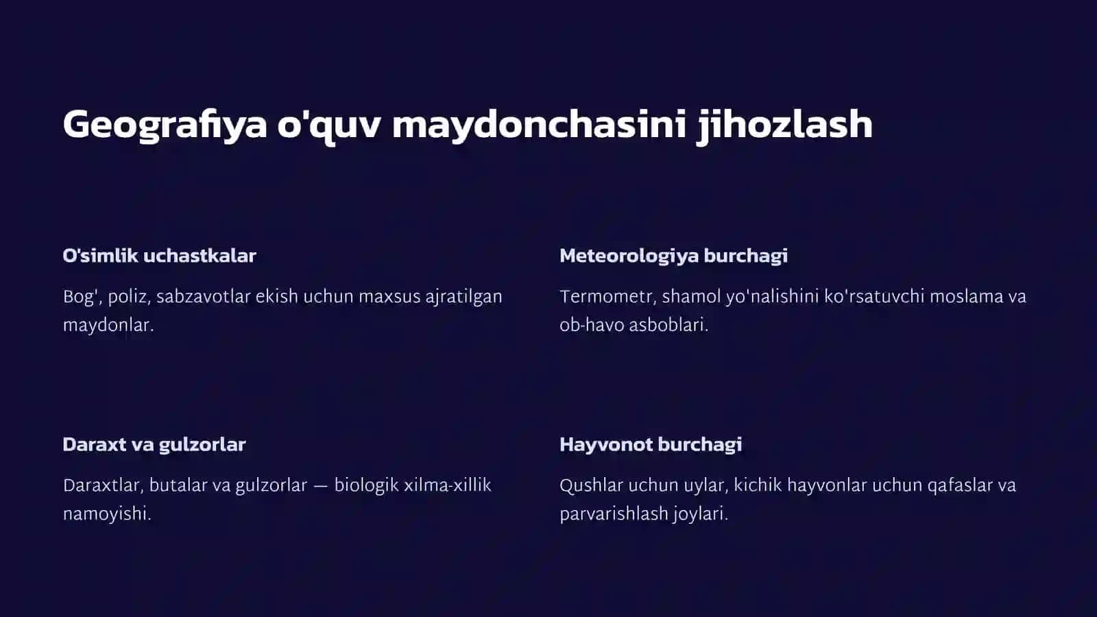 Geografiya o'quv maydonchasi 3