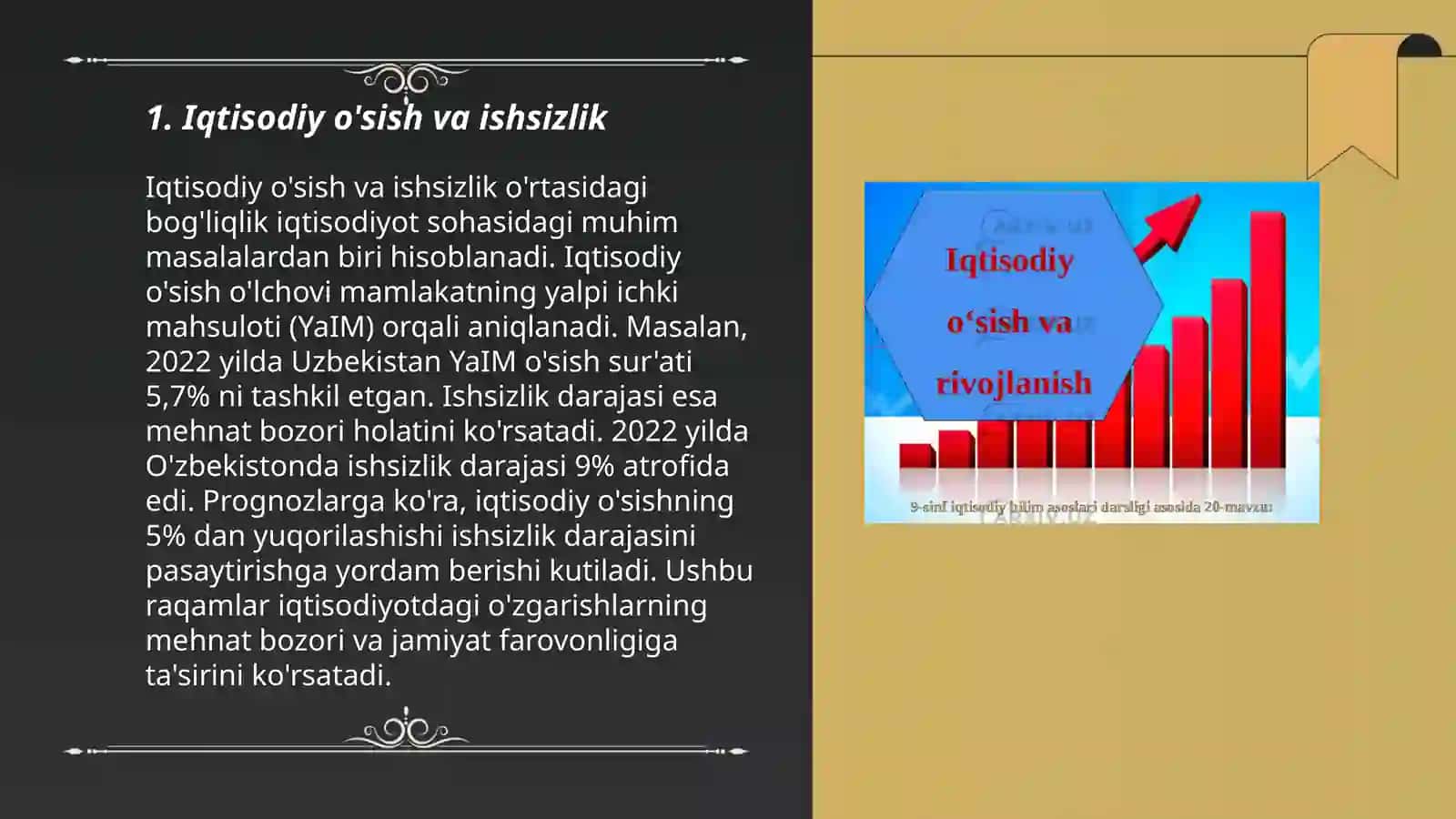 Iqtisodiy tebranishlar. Ishsizlik 3
