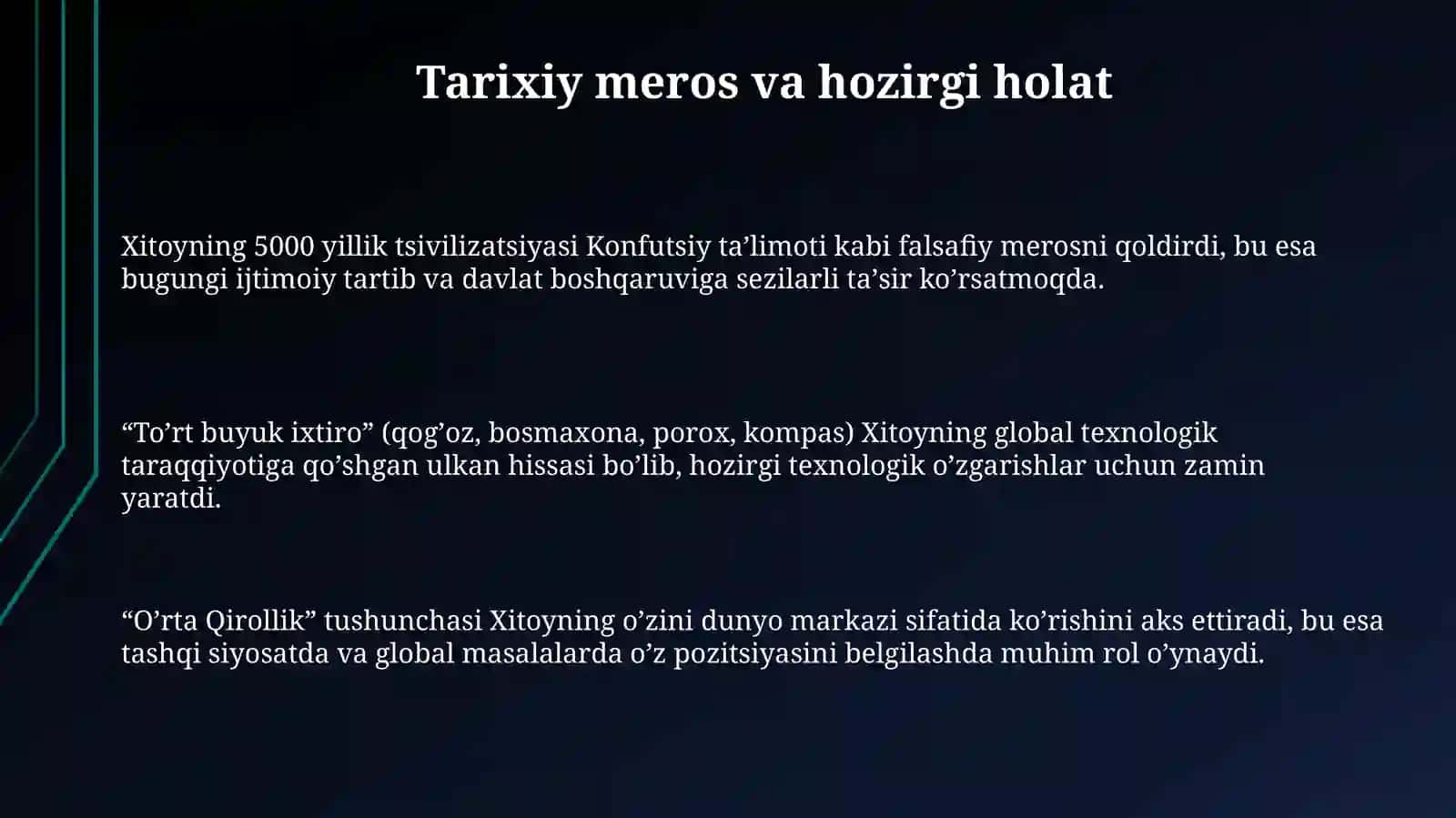 Xitoy yuksalish va inqiroz orasida 3