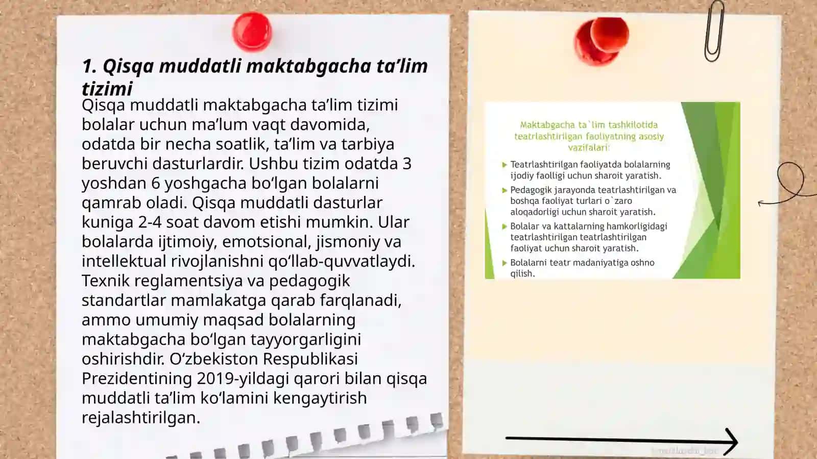 Qisqa muddatli maktabgacha ta’li tashkilotlarini tashkil etish 3