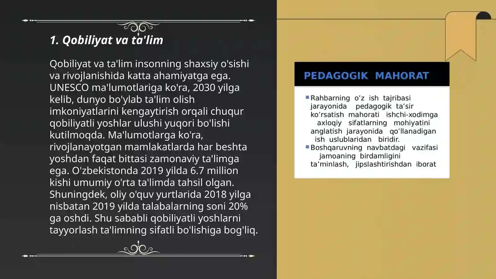 Qobiliyat va ta'lim 3