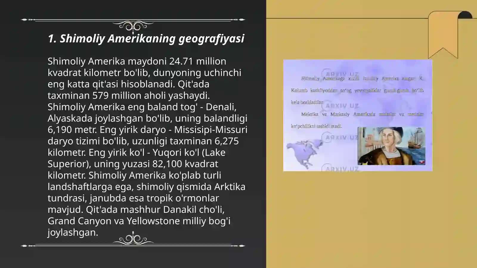 Shimoliy Amerikaning geografiyasi 3