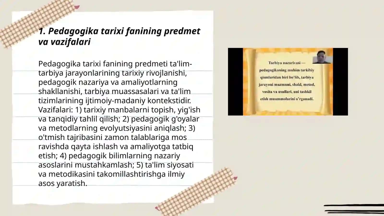 Pedagogika tarixi fan sifatida 3