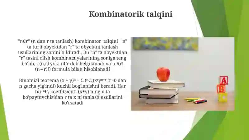 Binomialkoeffisentlar 3