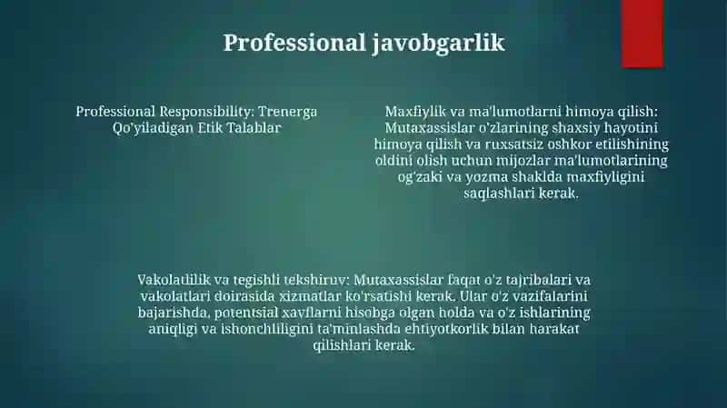 Trenerga Qo Yiladigan Etik Talablar 3
