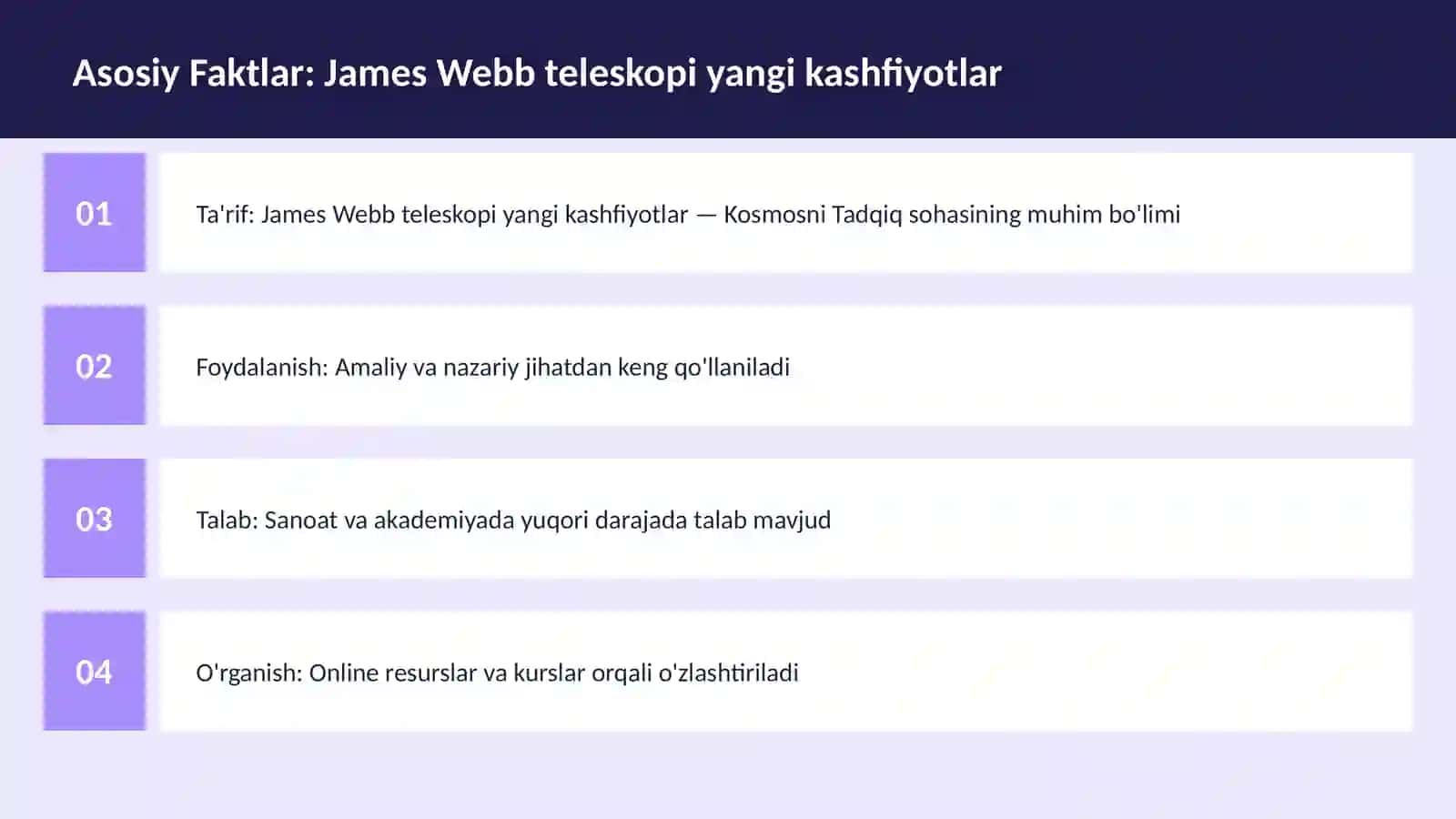 James Webb teleskopi yangi kashfiyotlar 3