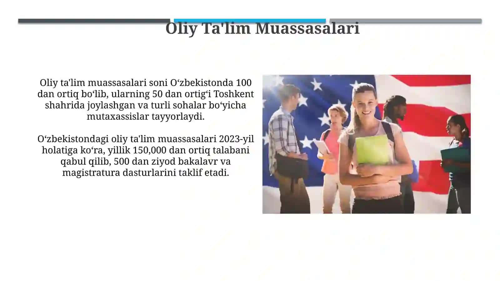 Oliy Ta'lim Muassasalari 3