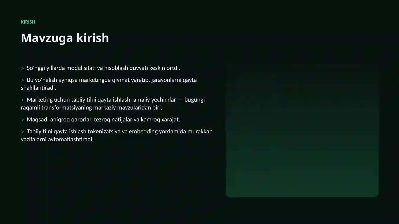 Marketing uchun tabiiy tilni qayta ishlash: amaliy yechimlar 3