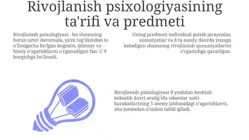 Rivojlanish psixologiyasi 3