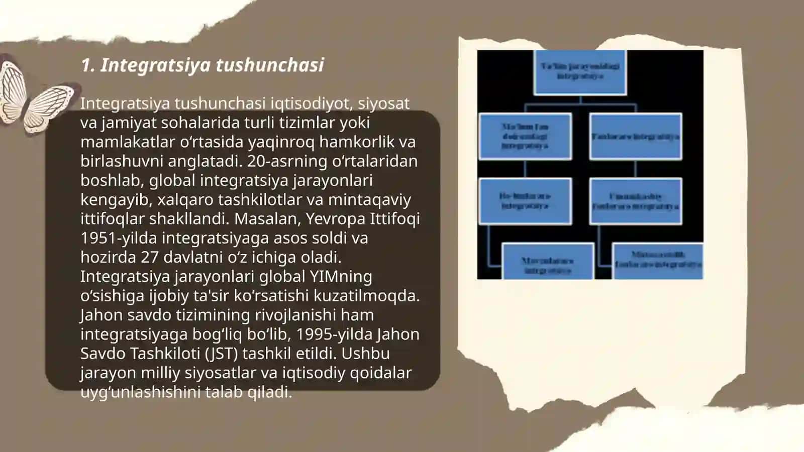 Integratsiya fanining maqsad va vazifalari 3