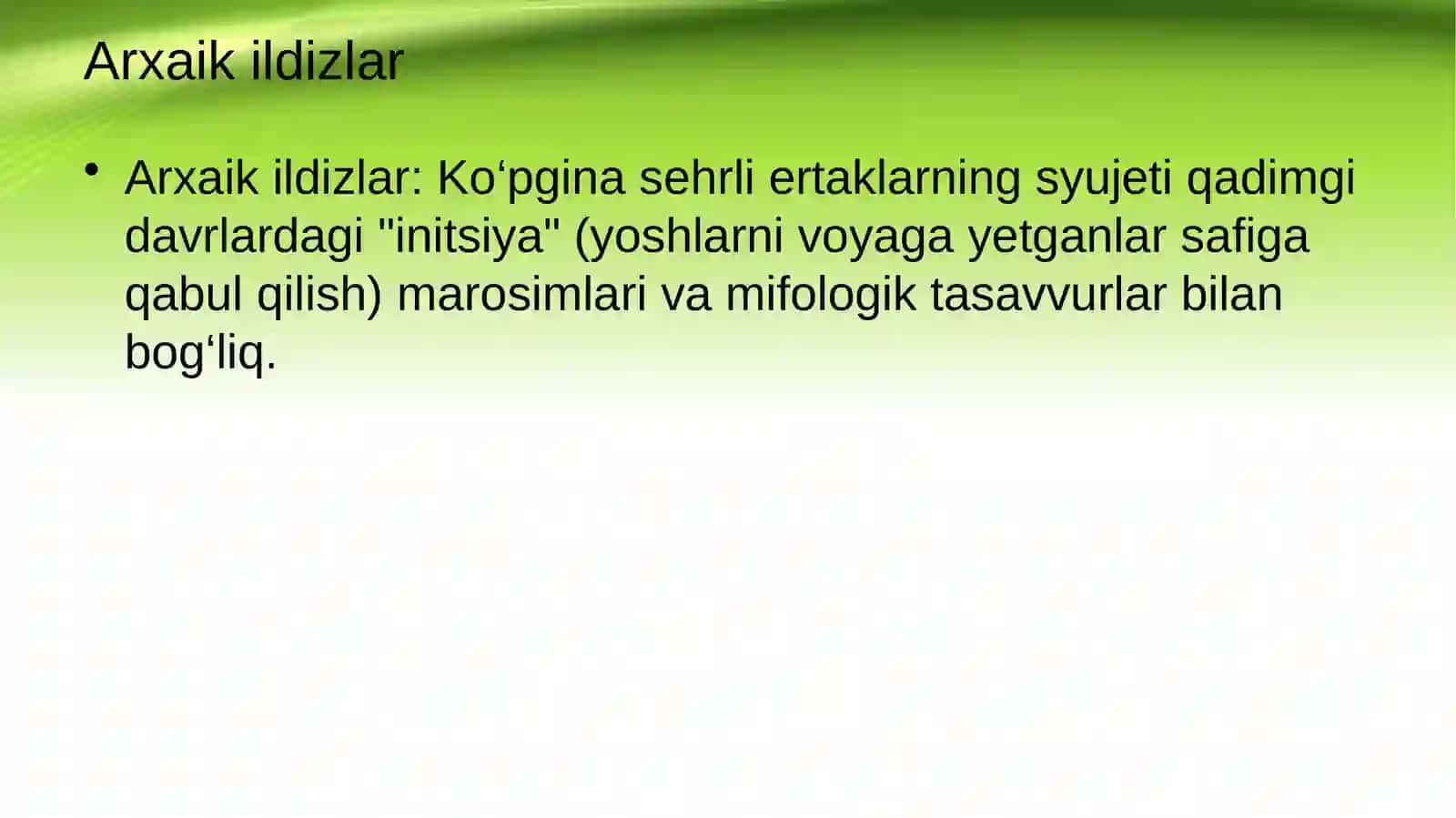 Sehrli ertaklar va ularning tahlili 3