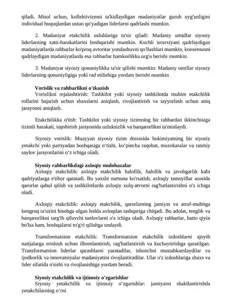 Siyosiy Eleta Va Siyosiy Yetakchilik 3