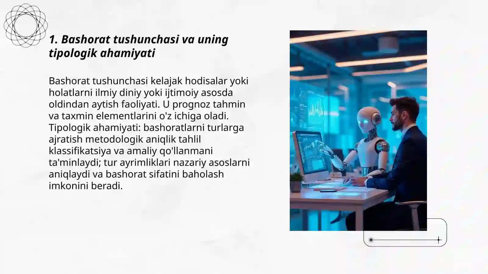 Bashoratlar tipologiyasi 3