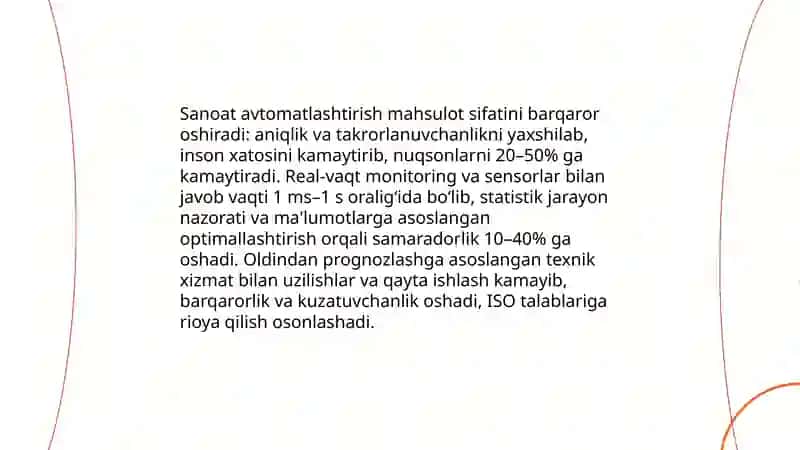 Maxsulot sifatining zamonaviy texnikaviy ta'minoti 3