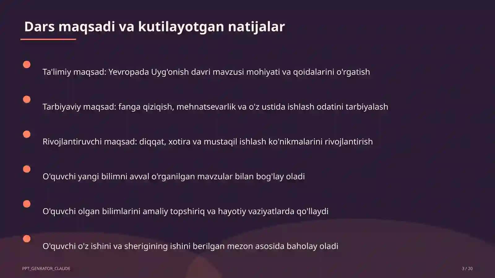 Yevropada Uyg'onish davri (8-sinf) 3