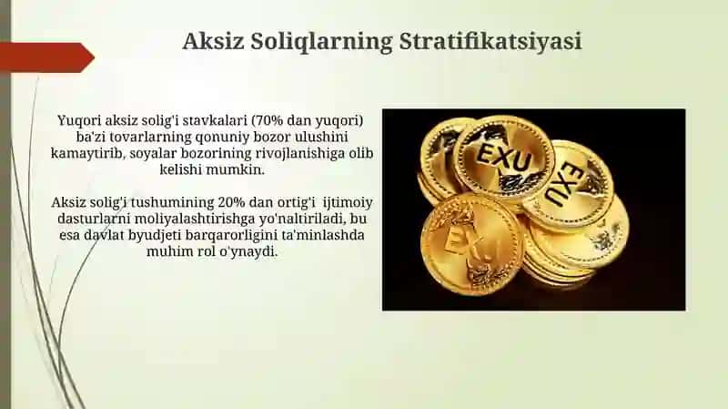 Aksiz Soliqlarning Stratifikatsiyasi 3