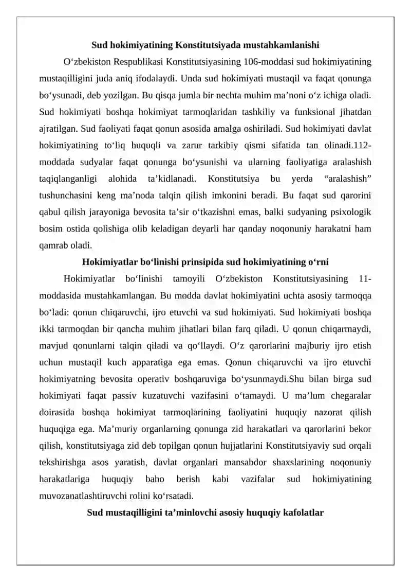 O‘zbekistonda sud hokimiyatining yutuqlari 3