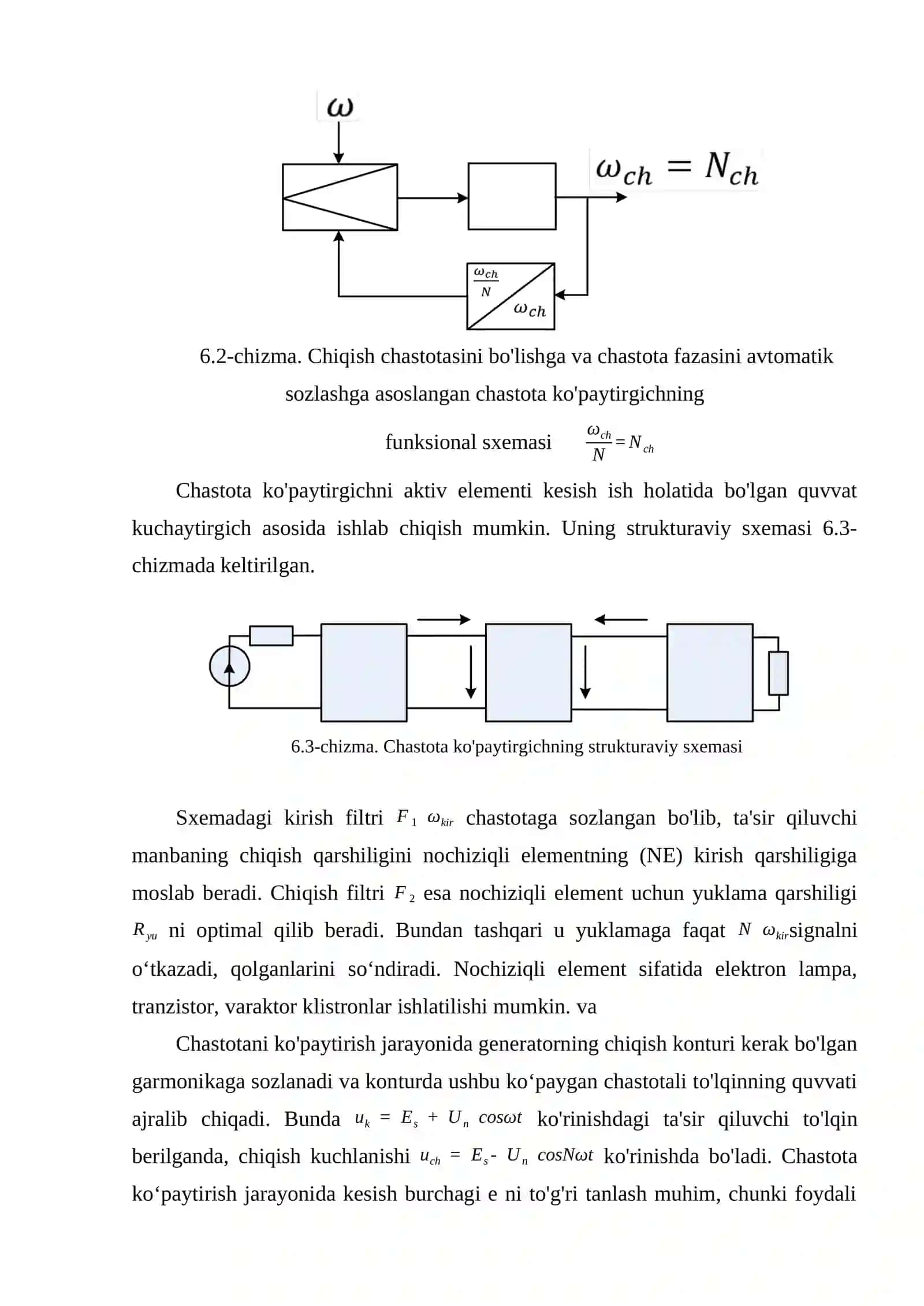 CHASTOTA KO'PAYTIRGICHLAR 3