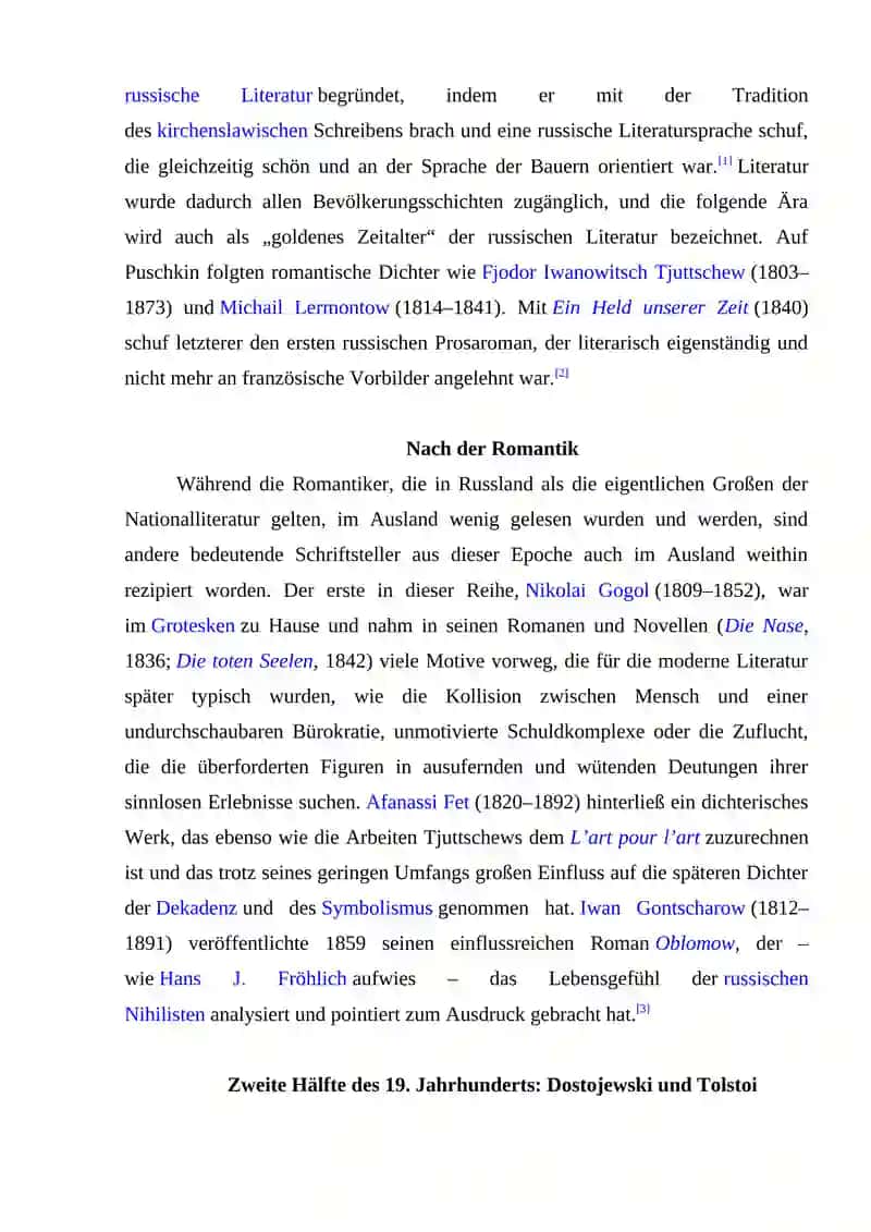 Die russische literatur 3