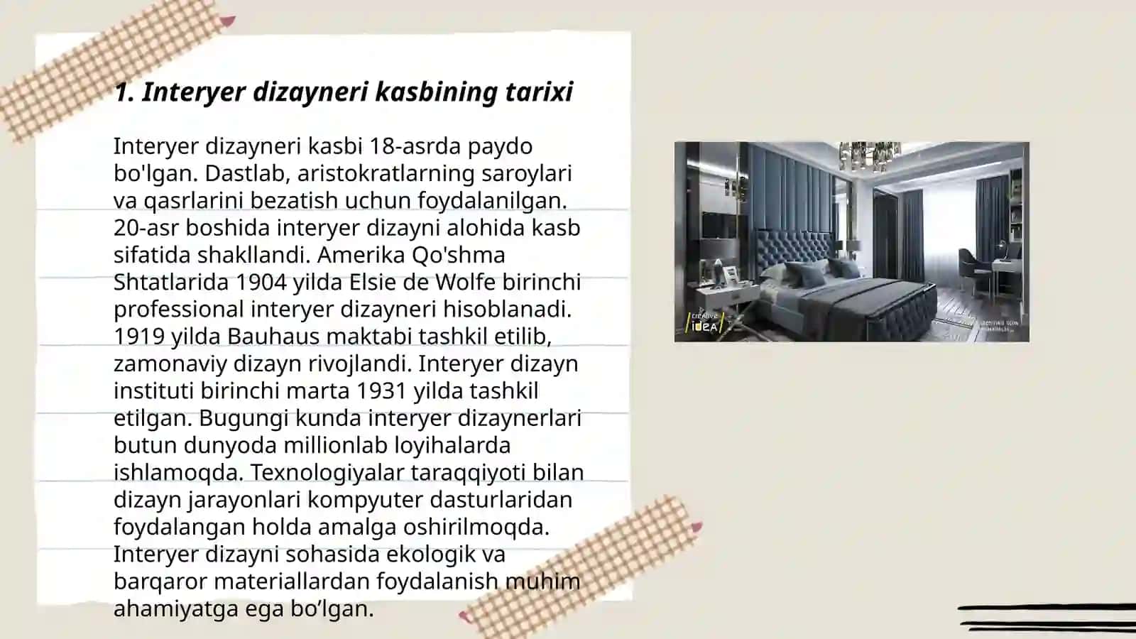 Interyer dizayneri kasbi 3